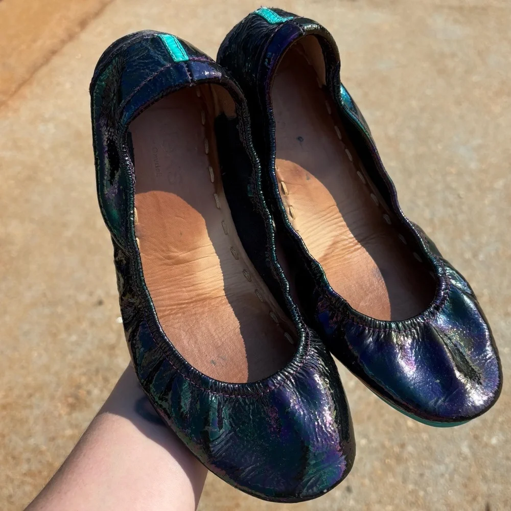 Tieks Arabian Nights Iridescent Flats Limited Edition Size 7 - Picture 3 of 16